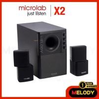 ราคา Microlab X2 2.1 กำลังขับ 46วัตต์ รับประกันศูนย์ microlab 1 ปี X2 (12545892)