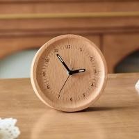 ราคา Loadingofficial-นาฬิกาไม้ตั้งโต๊ะ ทรงกลม (12577289)