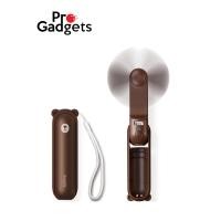 ราคา Jisulife Life 8 / Life8 Plus Handheld Fan พัดลมมือถือ พัดลมพกพา Brown (Life8) (12603359)