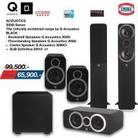ราคา Q ACOUSTICS Q3050i + Q3020i + Q3090Ci + DEFINITIVE DN10 SPEAKER SET CARBON BLACK COLOR (12612318)