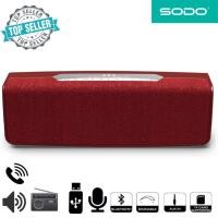 ราคา STORETEX ลำโพงไร้สายบลูทูธ รุ่น SODO M2 portable wireless speaker สีแดง normal (12600323)