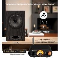 ราคา Fyne Audio F5E + Fosi Audio MC101 / Set Black (12602093)