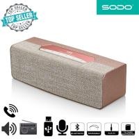 ราคา STORETEX ลำโพงไร้สายบลูทูธ SODO M2 portable wireless speaker รุ่น M2 สีทองแดง normal (12600324)