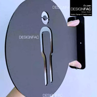 ราคา Designfac,ป้ายห้องน้ำคนพิการ ป้ายห้องน้ำยื่นติดผนัง ป้ายสัญลักษณ์ห้องน้ำ สไตล์โมเดิร์น มูจิ มินิมอล ห้องน้ำชาย (12640640)