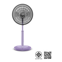 ราคา Mitsubishi Electric พัดลมตั้งโต๊ะกึ่งตั้งพื้น ขนาดใบพัด 16 นิ้ว รุ่น R16A-GC ใหม่! Creamy Purple (12620873)