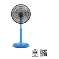 ราคา Mitsubishi Electric พัดลมตั้งโต๊ะกึ่งตั้งพื้น ขนาดใบพัด 16 นิ้ว รุ่น R16A-GC ใหม่! CLASSY BLUE (12620868)
