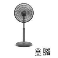 ราคา Mitsubishi Electric พัดลมตั้งโต๊ะกึ่งตั้งพื้น ขนาดใบพัด 16 นิ้ว รุ่น R16A-GC ใหม่! CLASSY GRAY (12620869)