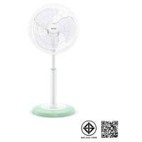 ราคา Mitsubishi Electric พัดลมตั้งโต๊ะกึ่งตั้งพื้น ขนาดใบพัด 16 นิ้ว รุ่น R16A-GC ใหม่! Pastel Green (12620872)