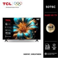 ราคา TCL ทีวี 50 นิ้ว 4K QLED Colorful Google TV รุ่น 50T6C HVA Panel ระบบปฏิบัติการ Google/Gaming TV/AIPQ/MEMC 60 Hz - WIFI ดำ (12650122)