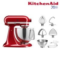 ราคา New KitchenAid Stand Mixer 5KSM195 เครื่องผสมอาหาร 4.8L / 5 ควอทซ์ แบบยกหัว Artisan Candy Apple ไม่มีของแถม (12637641)