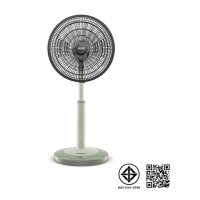 ราคา Mitsubishi Electric พัดลมตั้งโต๊ะกึ่งตั้งพื้น ขนาดใบพัด 16 นิ้ว รุ่น R16A-GC ใหม่! Creamy Green (12620874)