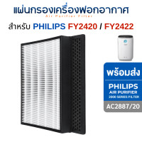 ราคา Philips แผ่นกรอง เครื่องฟอกอากาศ AC2887/20 AC3829 ไส้กรอง FY2420 FY2422 กรองฝุ่น + กลิ่น (12654951)