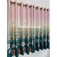 ราคา CDL ผ้าม่าน หน้าต่าง ผ้าม่านสำเร็จรูป ม่านตาไก่ ม่านหน้าต่าง ชบาจีนม่วง 130*130 (12658594)