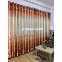 ราคา CDL ม่านประตู ผ้าม่านประตู ม่านประตูสำเร็จรูป ม่านเจาะตาไก่(ราคา1ผืน) ชบาจีน สีน้ำตาลอิฐ กว้าง1.3*แชทแจ้งสูง (12655705)