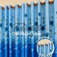 ราคา CDL ม่าน สอดลวด ผ้าม่านหน้าต่าง ม่านหน้าต่างแบบสอดลวด ราคาขาย 1 ผืน ก100*ส130 (สล) ไม่เลือกแบบตุ้งติ้ง ทิวลิปฟ้า (12658681)