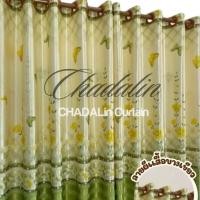 ราคา CDL ผ้าม่านหน้าต่าง ม่านสำเร็จรูป ผ้าม่านตาไก่ ผ้าพิมพ์ลาย (มีลาย2ด้าน ทุกลาย) ผีเสื้อเขียว 200x130=1ผืน, แถมสายรวบ (12659300)