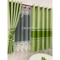 ราคา CDL ผ้าม่าน ม่านหน้าต่าง ม่านสำเร็จรูป ม่านตกแต่งบ้าน (แถมพู่) 1.0*1.3แถมพู่xs ทูโทนสีเขียว (12656050)