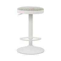 ราคา DECOS เก้าอี้บาร์ ผ้า ทรงกลม รุ่น BERTIE สีเทา [ไม่รวมประกอบ] |AB| (12680181)