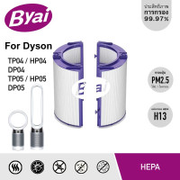 ราคา Byai ไส้กรองเครื่องฟอกอากาศ สำหรับ Dyson Pure Cool Tower / Desk TP04 HP04 DP04 TP05 HP05 DP05 HEPA H13 ไส้กรองเครื่องฟอกอากาศ (12698630)