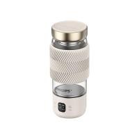 ราคา Philips กาต้มน้ำไฟฟ้าแบบพกพา 2-in-1 ต้มน้ำและถ้วยสุขภาพ ตั้งอุณหภูมิ 4 ระดับ (400ml) พกพาสะดวก สีเบจ (12700448)