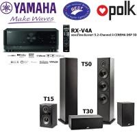 ราคา YAMAHA RX-V4A + Polk T50 T15 T30 Set (12707880)