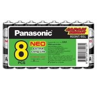 ราคา พานาโซนิค ถ่านแมงกานีส 1.5V รุ่น R03NT/8SL ขนาด AAA แพ็ค 8 (12697533)