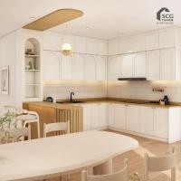 ราคา SCG EXPERIENCE งานครัวบิ้วอิน ค่าสำรวจบริการติดตั้ง ครัว Customize04 (12686234)