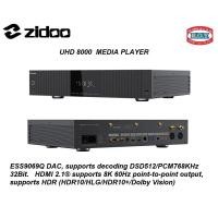 ราคา ZIDOO UHD 8000 MEDIAP LAYER ESS9069Q DAC, supports decoding DSD512/PCM768KHz 32Bit. BLACK COLOR (12727885)