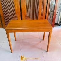 ราคา PF_Phrae | โต๊ะไม้สัก โต๊ะทำงาน โต๊ะเขียนหนังสือ ขนาด100x50x75ซม. สีเนื้อไม้ เฉพาะโต๊ะ (12822638)