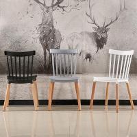 ราคา YSB CENTER เก้าอี้พลาสติก เก้าอี้ขาไม้บีช เก้าอี้ทานอาหาร เก้าอี้โครงขาไม้ที่นั่งพลาสติกเกรด PP สีขาว (10528352)