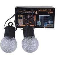 ราคา DECOS ไฟตกแต่งโซล่าเซลล์ 10 ม. 20 หลอด (Warm White) |ZWF| G45 WIP (12816449)