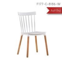 ราคา Decor-A เก้าอี้พลาสติก เก้าอี้ขาไม้บีช เก้าอี้ทานอาหาร เก้าอี้โครงขาไม้ที่นั่งพลาสติกเกรด PP ขาว (12823153)