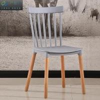 ราคา Decor-A เก้าอี้พลาสติก เก้าอี้ขาไม้บีช เก้าอี้ทานอาหาร เก้าอี้โครงขาไม้ที่นั่งพลาสติกเกรด PP เทา (12823148)