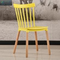 ราคา Decor-A เก้าอี้พลาสติก เก้าอี้ขาไม้บีช เก้าอี้ทานอาหาร เก้าอี้โครงขาไม้ที่นั่งพลาสติกเกรด PP เหลือง (12823151)