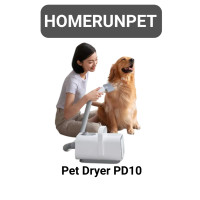 ราคา Pet Dryer ได้ร์เป่าขนสุนัข ไดร์เป่าขนแมวแมว ไดร์เป่าขนสัตว์เลี้ยง หน้าจอ LED ปรับได้ 99 ระดับ ประประกัน 1 ปี PD01 (12823091)