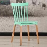 ราคา Decor-A เก้าอี้พลาสติก เก้าอี้ขาไม้บีช เก้าอี้ทานอาหาร เก้าอี้โครงขาไม้ที่นั่งพลาสติกเกรด PP เขียว (12823150)