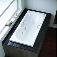 ราคา CRISTINA อ่างอาบน้ำ รุ่น TEENA-D 160x70 cm. อ่างระบบน้ำวนแบบฝังเคาท์เตอร์ พร้อมมือจับ สะดือPOP UP ขาว (10331995)