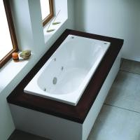 ราคา CRISTINA อ่างอาบน้ำ รุ่น PASTA-A 150x70 cm. อ่างระบบน้ำวนแบบฝังเคาท์เตอร์ สะดือPOP UP ขาว ขาว (10332081)