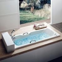 ราคา CRISTINA อ่างอาบน้ำ รุ่น PASS 160x75 cm. อ่างระบบน้ำวนแบบฝังเคาท์เตอร์ ขาว (10331043)