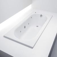 ราคา CRISTINA อ่างอาบน้ำ รุ่น MAX 160x70 cm. อ่างระบบน้ำวนแบบฝังเคาท์เตอร์ ขาว (10322474)