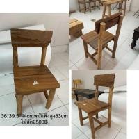 ราคา Eurasia 1เก้าอี้มีพนักพิง ไม้สักโบราณ ทรงธรรมชาติ ไม้แท้ รุ่น Nature สีธรรมชาติ 3 (12177335)