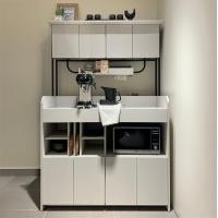 ราคา Kitchen Solutions เคาน์เตอร์กาแฟ ขนาด 120 ซม. รุ่น Typica สีเทา (120x55x180 ซม.) (12460466)