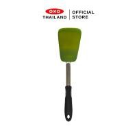 ราคา OXO ตะหลิวซิลิโคน สีเขียว | OXO GG Silicone Flexible Turner Green (12806890)