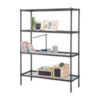 ราคา Index Living Mall Official Store ชั้นวางของ 4 ชั้น รุ่นไวร์เน็ท ขนาด 120 ซม. สีดำ (12482510)