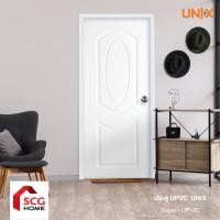 ราคา UNIX ประตู UPVC รุ่น Super+ ลาย UP2C สีขาว 80x200 ซม. เจาะลูกบิด (12536054)