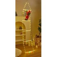 ราคา callingbrown Christmas คริสต์มาส ซานต้าไต่บันได ที่ห้อย ตกแต่ง คริสมาสต์ ซานต้าบันไดไฟ 3m (12824759)