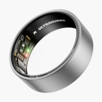 ราคา Ultrahuman Ring AIR แหวนอัจฉริยะ วัดอัตราการเต้นของหัวใจ เช็คสุขภาพ 24/7 (ประกันศูนย์ไทย 1 ปี) 6 (53-55mm) Raw Titanium (12824784)
