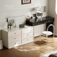 ราคา Lequa.furniture โต๊ะเครื่องแป้ง พร้อมลิ้นชัก สไตล์วินเทจโมเดิร์น ส่งฟรี 80 cm.+ 6 ชั้น (12825109)