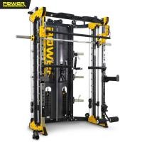 ราคา POWER REFORM สมิทแมชชีน Evolution X7 แผ่นน้ำหนักในตัว 180 กก. ระบบ Gravity Free Smith Machine Crossover Power Rack New (12229770)