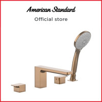 ราคา American Standard ก๊อกผสมอ่างอาบน้ำ แบบติดขอบอ่าง ชนิด 4 รู พร้อมฝักบัวสายอ่อน รุ่น Acacia Evolution | A-1300-700 สี POL Warm Sunset (12825363)